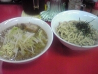 「小つけ麺（ニンニク野菜）」@らーめん豚喜の写真