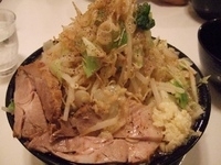 「野菜らーめん+並盛」@麺屋 一心の写真