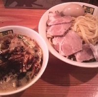 「辛辛濃菜つけ麺+ローストポーク+味玉」@濃菜麺 井の庄の写真