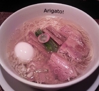 「豚バラ天然塩」@ヌードル&ダイニング ありがとうの写真