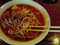 「辛タンメン 650円」@酒と肴と麺の店 田村屋の写真