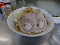 「油覆麺（スープなし）黒帯五段特盛り400g+α」@覆麺 智の写真