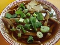 「中華そば（450円）+メンマ増し（50円）+おにぎり（100円）」@麺屋7.5Hz 生野本店の写真