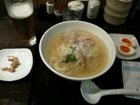 「あら炊き塩ラーメン+味玉」@麺屋 海神の写真