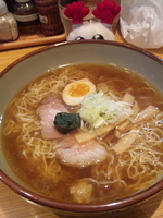 「支那そば（醤油）大盛り」@支那そば 一本気の写真