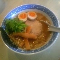 「半熟味玉こってりらーめん」@らーめん がんちゃの写真