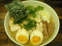 「塩冷やし しそ風味   大盛（ランチサービス）」@宗家一条流がんこラーメン 八代目直系の写真