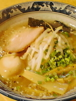 「塩麺(¥650)+味付け玉子(¥100)」@麺屋 黒船 新橋本店の写真