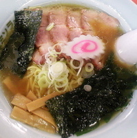 「チャーシューメン（麺カタメ・アブラ多め）¥700」@ラーメンショップの写真