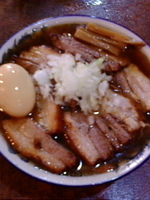 「煮玉子入りチャーシューメン（大盛）」@ちゃーしゅーらーめん 梅の家の写真