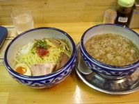 「メガつけめん背脂醤油（中太麺） 750円」@らーめん 飛雄馬 長岡大山店の写真