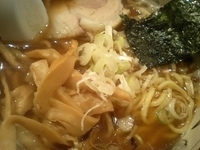 「煮干しラーメン+メンマ（600円+100円）」@らーめん 福たけ 桜木本店の写真