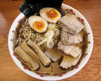 「中華そば全特盛り（大盛）」@重厚煮干中華そば 大ふく屋 十条店の写真