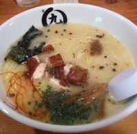 「鶏そば 750円」@まるきゅうらあめん 福岡店の写真