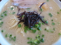 「ラーメン+味玉」@長浜ラーメン 松吉の写真