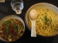 「MURASAKI（醤油つけ麺）+味玉」@麺屋宗 -sou- 高田馬場本店の写真