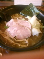 「醤油ラーメン+和豚チャーシュー丼」@caminoの写真