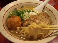 「玉豚天ら～麺910円」@麺屋武蔵 二天 池袋店の写真