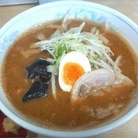 「一利起ラーメン（味噌味）・生おろしにんにく ￥800」@札幌ラーメン 一利起の写真