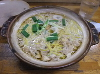 「鍋焼きラーメン並」@橋本食堂の写真
