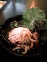 「超らぁめん あっさり醤油 関東最大級極太麺」@麺や 神音の写真