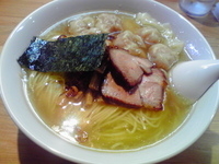 「しおそば+わんたん+麺大盛」@支那そば なかじまの写真