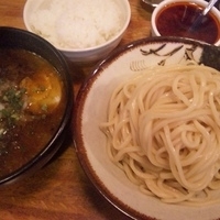 「※10食限定 青唐辛子カレーつけ麺中盛（中盛迄サービス）+小ライ」@大勝軒 佐貫店の写真