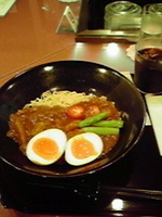 「カレー麺」@麺や亀の写真