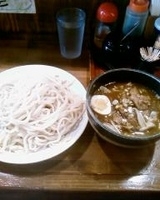 「牛すじカレーつけそば」@麺 池谷精肉店の写真