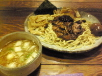 「肉麺+メンマトッピング」@つけ麺 紫匠乃の写真