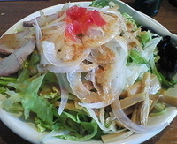 「サラダ麺 950円」@ら〜めん ぽっぽっ屋 晴海トリトン店の写真