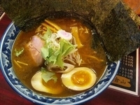 「中華そば（太麺）650円+のり100円+ライス150円=900円」@麺屋 鎌倉山の写真