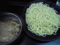 「醤油つけ麺（中盛無料） 680円」@本格つけ麺 たれ蔵 巣鴨店の写真