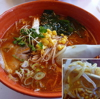 「二番雷ラーメン（中辛）」@上州ラーメン 風っ子大将の写真