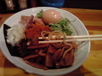 「辛辛（カラカラ）冷やし油そば 夏Ver2 700円+味染玉子 1」@ら〜めん台風。の写真