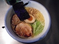 「ゆずらーめん塩+炙りチャーシュー」@ZUND-BARの写真