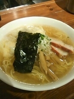 「特製ワンタン麺（ハーフ）（白だし）（大盛）」@八雲の写真