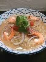 「オマールだしの冷製トムヤム麺（大盛）」@づゅる麺 池田の写真