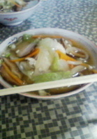 「五色雲呑麺（550円）」@エーワンの写真