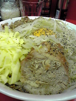 「汁なし 野菜まし ニンニク 780円」@らーめん豚喜の写真