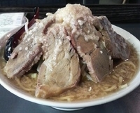 「大ラーメン（2玉）+豚（ヤサイ・ニンニク・アブラ）」@へーちゃんラーメンの写真