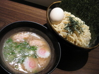 「特製つけ麺（定価￥950より10%OFF=￥855）+ライス割り」@麺屋 ざくろの写真