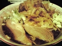 「がっつん魚らーめん（ニンニク）」@らーめん まぜそば がっつんの写真