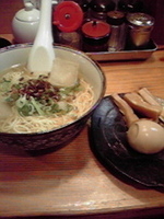 「冷やしラーメン（塩）」@和風とんこつラーメン 景虎の写真