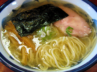「鶏清湯ラーメン塩」@つけ麺 目黒屋の写真
