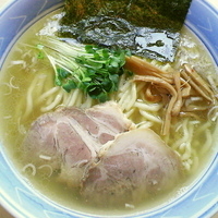 「塩太麺¥750」@あぢとみ食堂の写真
