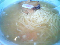 「中華そば 塩/アイスコーヒー付き（￥550）」@らぁめんの店 小櫻 レストハウス水郷店の写真