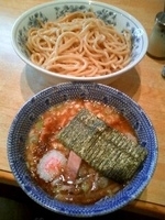 「つけ麺 大盛り 半チャーシュー」@くり山の写真