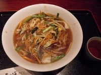 「サンマースープ麺」@健康中華庵 青蓮 横浜西口店の写真