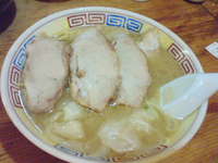 「ミニチャーシューワンタンメン」@博多ふくちゃんラーメン 新横浜ラーメン博物館店の写真